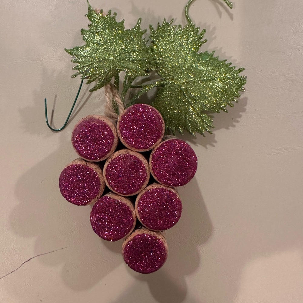 Lot of 13 Wine related Christmas Ornaments